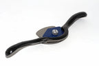 Spear & Jackson Spokeshaves Twin Pack - concave and convex  shown with cast iron body and carbon steel blade for woodworking.