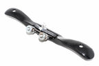 Spear & Jackson flat Spokeshave diagonal view showing drilled handles for wall or bracket hanging