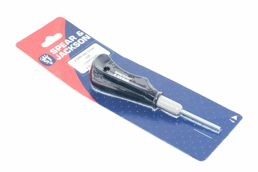 Spear & Jackson 2.5mm Nail Driver by Cherry Tree Tools, blue steel tip with magnetic nail holder