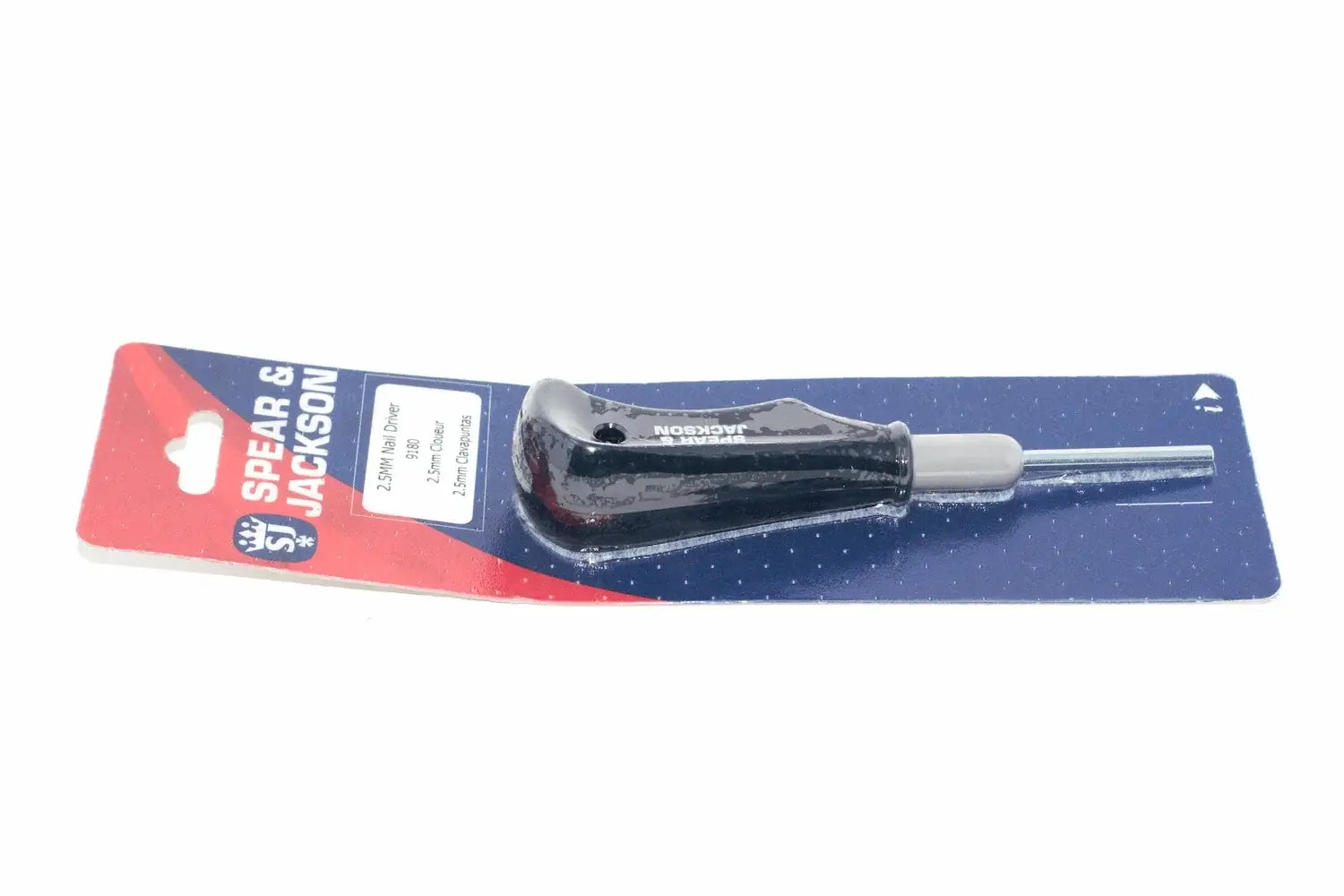 Spear & Jackson 2.5mm Nail Driver by Cherry Tree Tools, steel tip, magnetic head nail holder