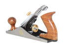Spear & Jackson No 4 Smoothing Plane with wooden handle and adjustable blade mechanism.