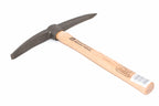 Spear & Jackson Pick & chisel hammer with a dark gray metal head and a light natural wood handle, shown on a plain white background.