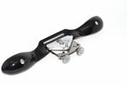 Spear & Jackson Round Spokeshave with ergonomic handles and adjustable cutter for precision woodworking.