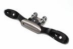Spear & Jackson Round Spokeshave, featuring an ergonomic handle and adjustable carbon steel blade for precision woodworking.