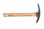 Spear & Jackson pick & chisel hammer with a double ended metal head and wood handle