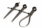 Silverline 3pc Engineers Calliper Set by Cherry Tree Tools steel engineers calliper set with spring loaded adjustment