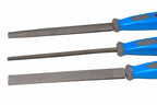 Silverline 3pc Rasp set by Cherry Tree Tools wood filing and shaping hand tool set with soft grip handles