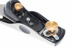 Silverline No 2 Block Plane low angle by Cherry Tree Tools, black cast iron body with adjustable mouth