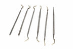 Silverline 6pc Pick & Probe Set by Cherry Tree Tools stainless steel with single ended picks for puncturing