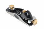 Silverline No 2 Block Plane low angle by Cherry Tree Tools, black cast iron with adjustable mouth for fine work