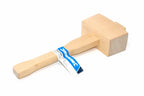 Silverline 115mm beech mallet by Cherry Tree Tools, solid beech hardwood head and shaft for striking chisels