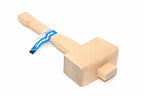Silverline 115mm Beech Mallet 4 1 2 inch by Cherry Tree Tools, solid beech hardwood head for striking chisels