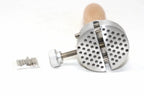 Silverline 24mm Hand Vice Work Holder by Cherry Tree Tools silver cast body with hardwood handle