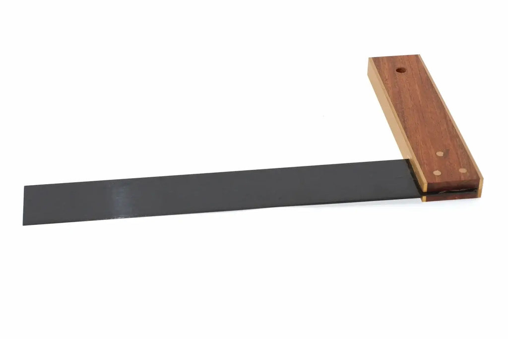 Spear & Jackson 12 Try Square with brass inside edge for accurate measurements in woodworking and metalworking.