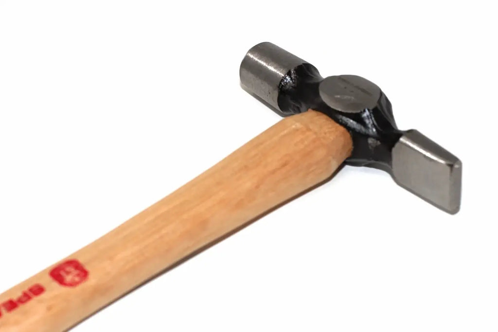 Spear & Jackson 4oz Cross Pein Hammer by Cherry Tree Tools, forged steel head with polished striking face