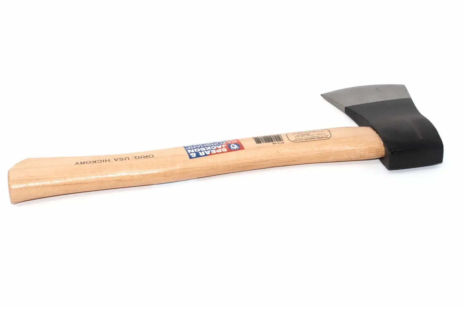 Spear & Jackson 1.5lb Hatchet- Hickory Handle by Cherry Tree Tools with a solid hickory shaft and carbon steel head