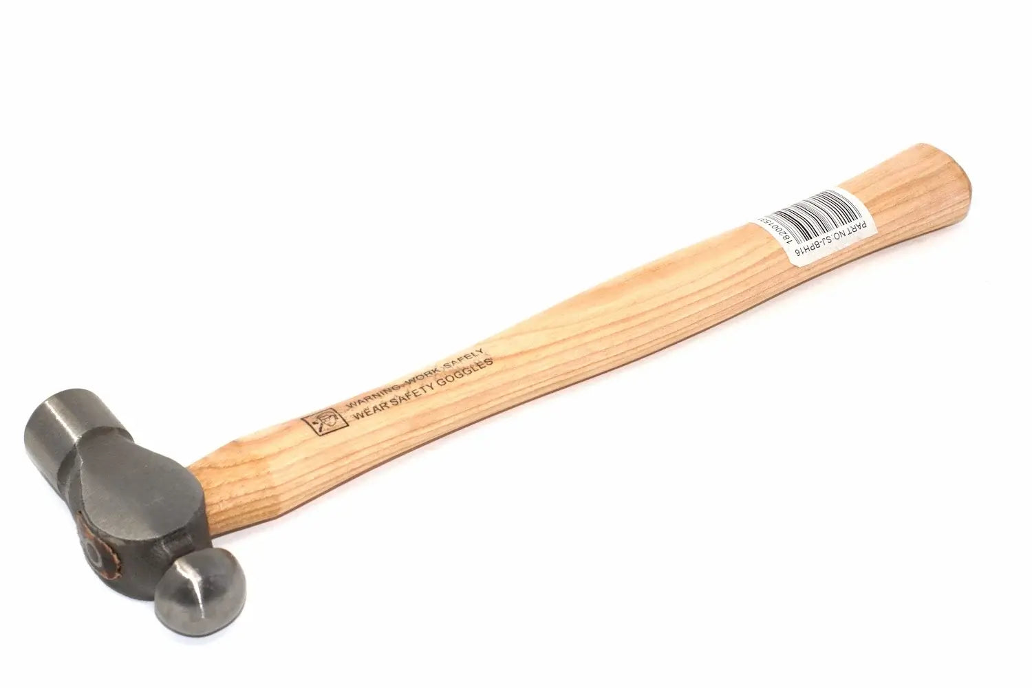 Spear & Jackson 16oz Ball Pein hammer by Cherry Tree Tools with a hickory handle and metal wedge