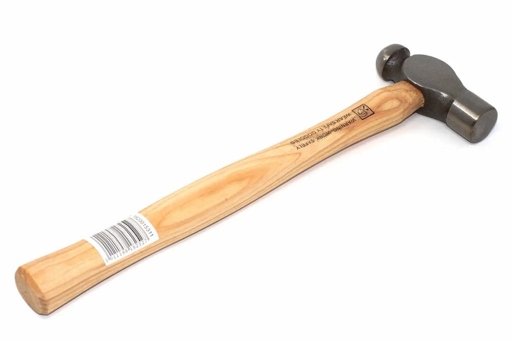 Spear & Jackson 16oz Ball Pein hammer by Cherry Tree Tools with polished metal ball end and hickory handle