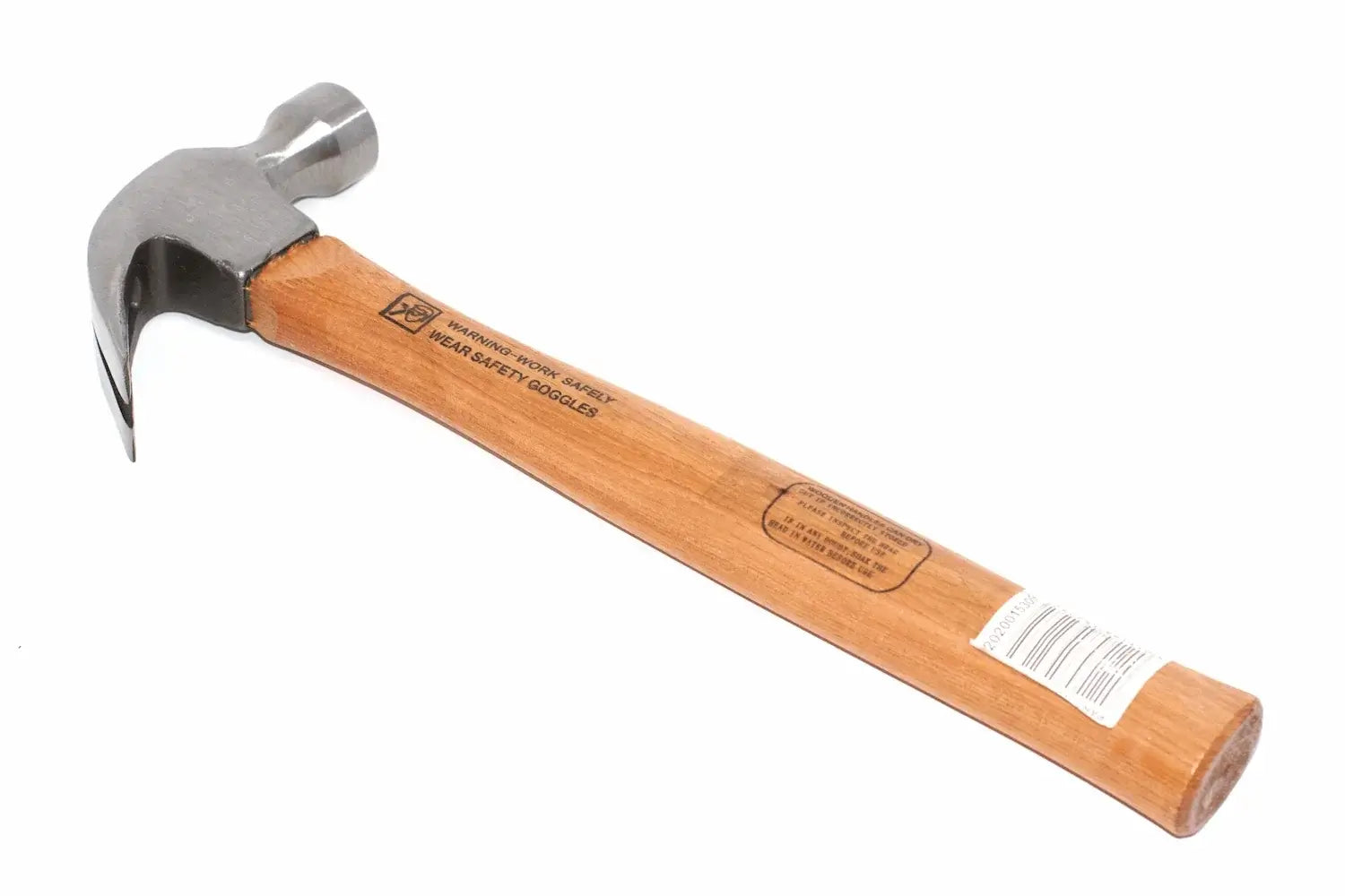 Spear & Jackson 16oz Hickory Claw hammer by Cherry Tree Tools with solid hickory hardwood handle