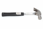 Spear & Jackson 16oz claw hammer by Cherry Tree Tools with black rubber grip and polished steel striking face
