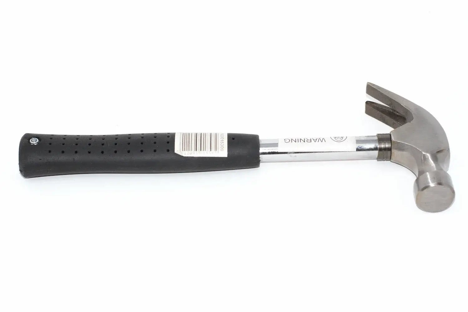 Spear & Jackson 16oz claw hammer by Cherry Tree Tools with black rubber grip and polished steel striking face
