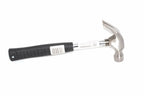 Spear & Jackson 16oz claw hammer with Cherry Tree Tools, black rubber grip and polished steel striking face