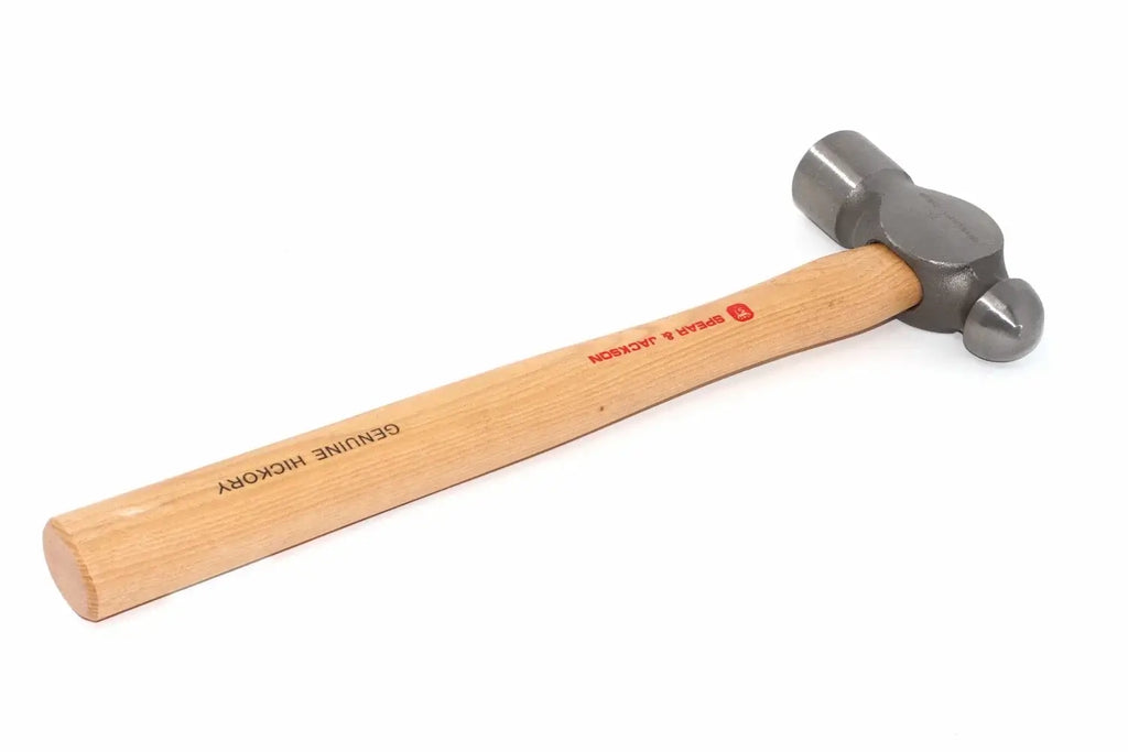 Spear & Jackson 32oz Ball Pein Hammer with Cherry Tree Tools, hickory handle, for driving nails