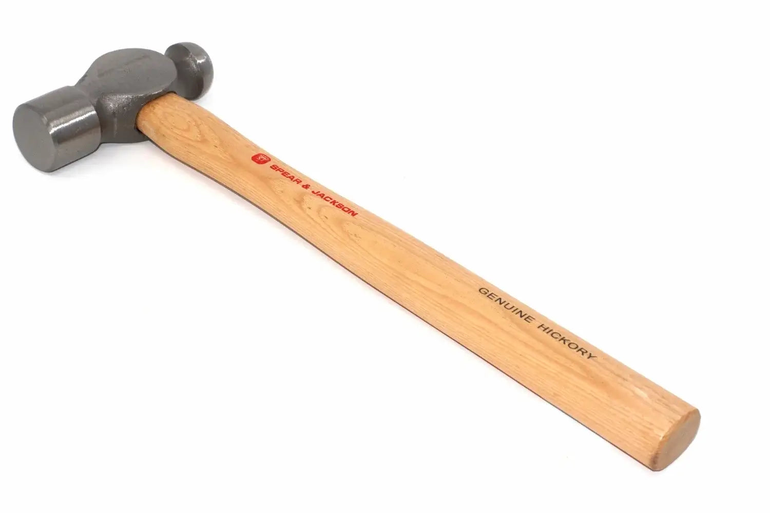 Spear & Jackson 32oz Ball Pein Hammer by Cherry Tree Tools with a hickory wood handle and steel head