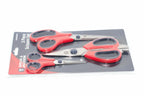 Spear & Jackson 3pc Scissors Set by Cherry Tree Tools in red with ergonomic handles
