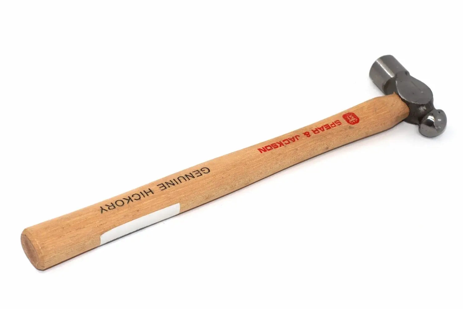 Spear & Jackson 4oz Ball Pein Hammer by Cherry Tree Tools with solid hickory handle and polished striking face