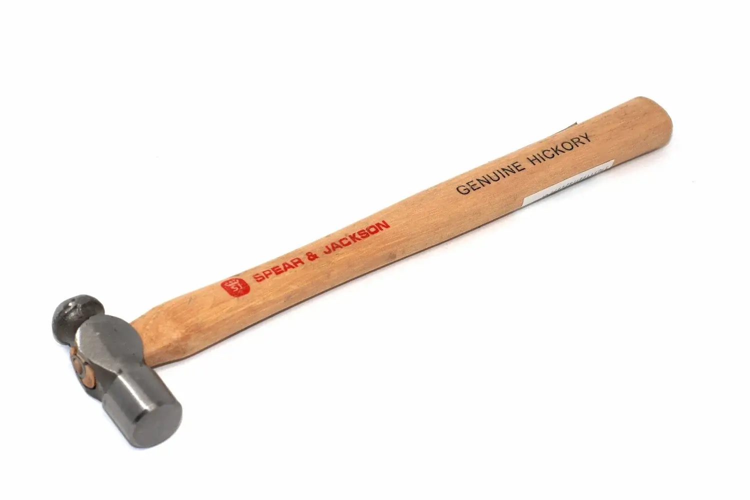 Spear & Jackson 4oz Ball Pein Hammer by Cherry Tree Tools with solid hickory handle and polished striking face