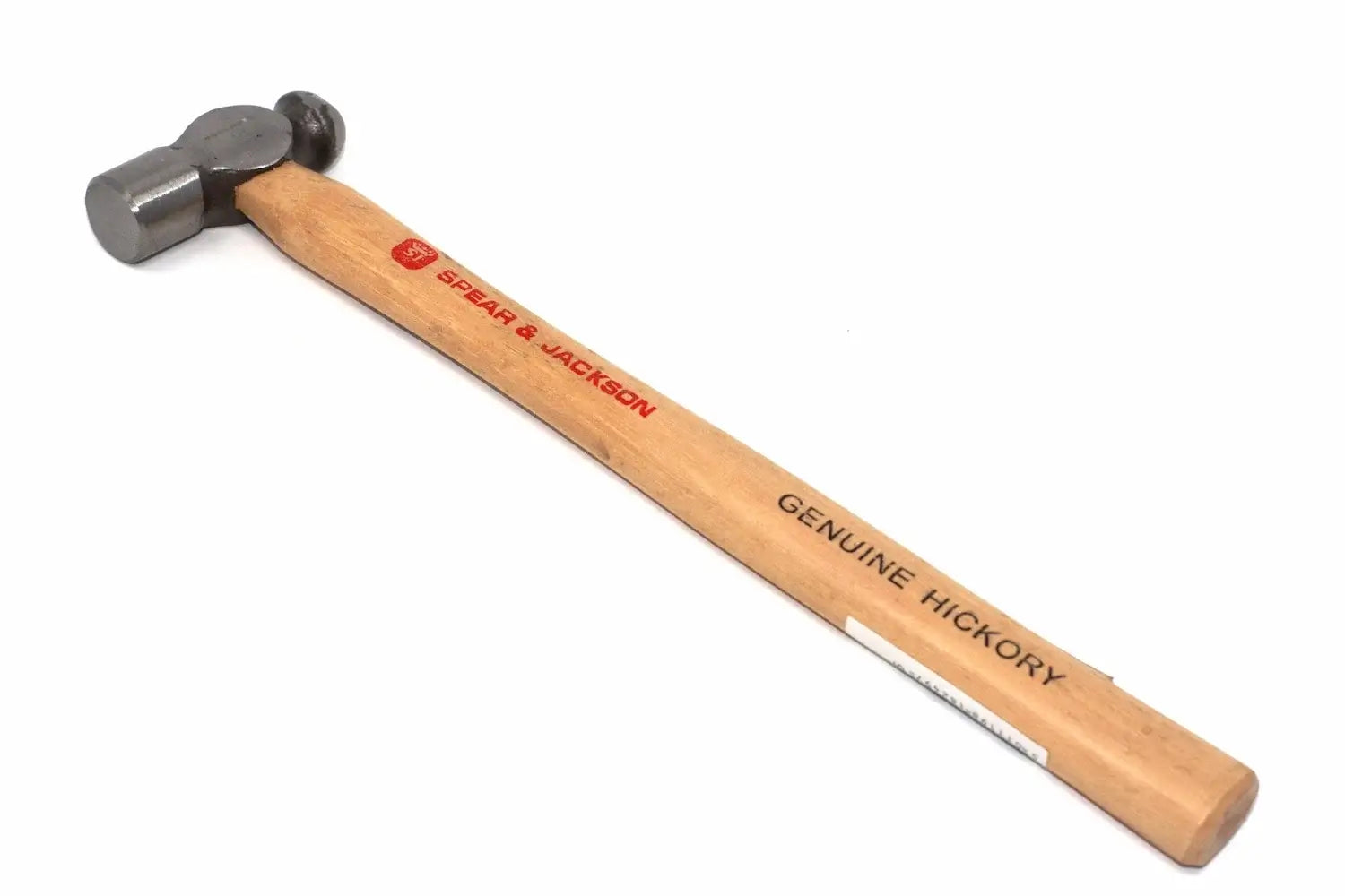 Spear & Jackson 4oz Ball Pein Hammer by Cherry Tree Tools with solid hickory handle and polished striking face