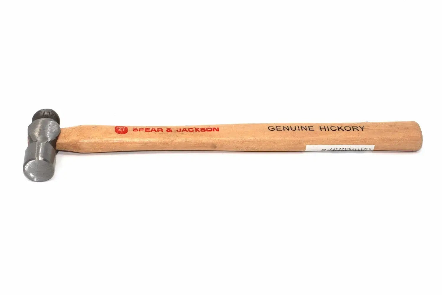 Spear & Jackson 4oz Ball Pein Hammer by Cherry Tree Tools with solid hickory handle and polished steel face