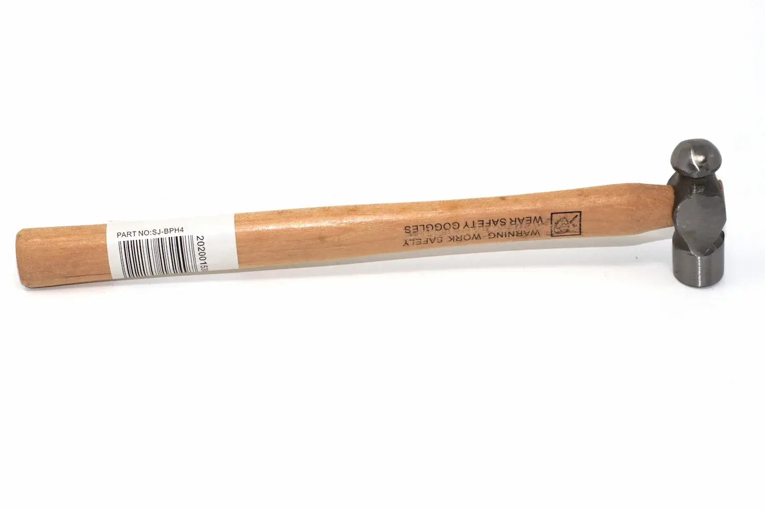 Spear & Jackson 4oz ball pein hammer by Cherry Tree Tools with solid hickory handle and polished striking face