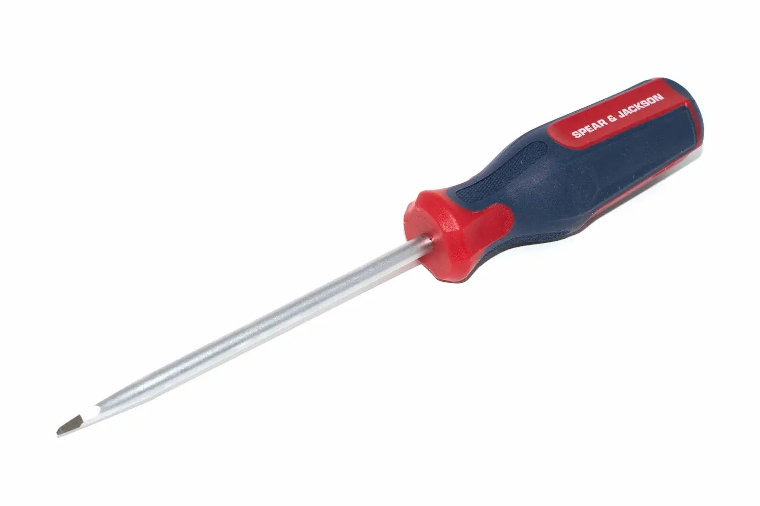 Spear & Jackson 5pc screwdriver set by Cherry Tree Tools with magnetic steel tip, red and blue handle