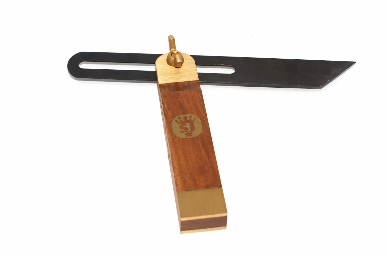 Spear & Jackson Sliding Bevel 7 12 inch by Cherry Tree Tools, rosewood hardwood with brass wing nut locking
