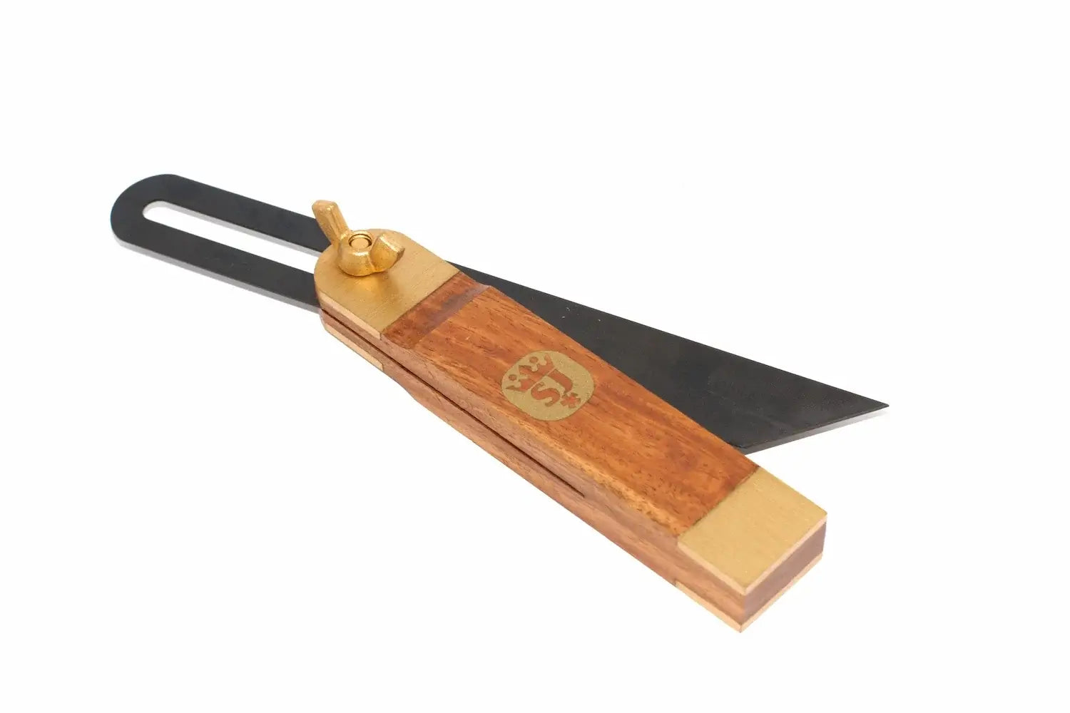 Spear & Jackson Sliding Bevel 7 12 inch by Cherry Tree Tools with rosewood hardwood and brass wing nut locking