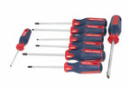 Spear & Jackson 8pc Screwdriver Set by Cherry Tree Tools with magnetic tips, chrome vanadium steel