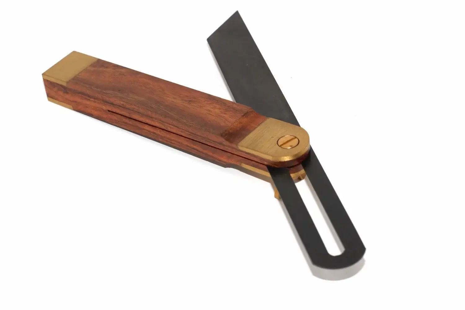 Spear & Jackson 9" sliding bevel by Cherry Tree Tools with brass end wear plates and hardwood body