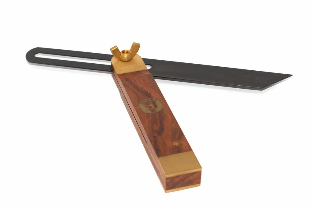 Spear & Jackson 9" sliding bevel by Cherry Tree Tools with hardwood body and brass end wear plates