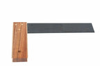 Spear & Jackson 230mm Try Square 9 inch by Cherry Tree Tools, rosewood stained hardwood with brass wear plates