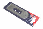 Spear & Jackson block plane blade 6 1/2 in silver hardened carbon steel, 2.1 mm thick, from Cherry Tree Tools.