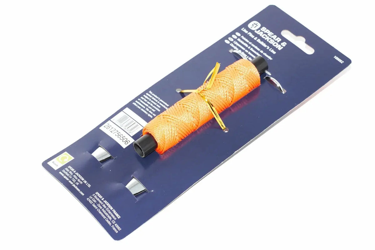 Spear & Jackson Builders Line & Pins by Cherry Tree Tools, cast alloy pins with flat heads