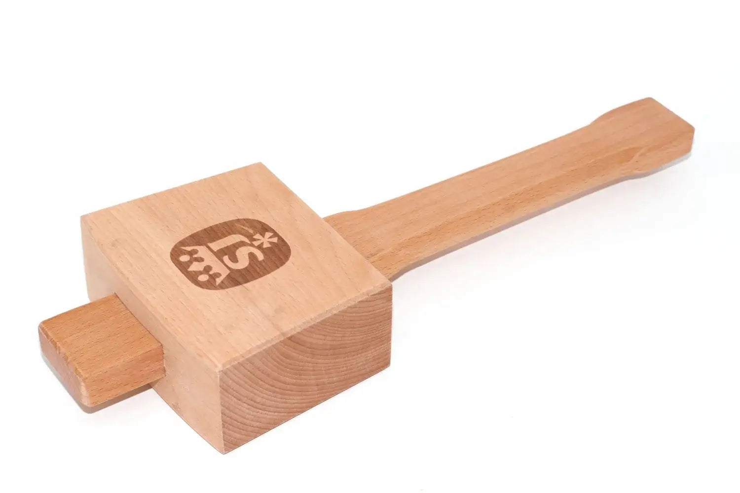 Spear & Jackson 4" Carpenters Mallet by Cherry Tree Tools in honey beechwood with angled striking surfaces