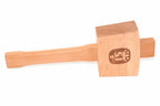 Spear & Jackson 4" Carpenters Mallet by Cherry Tree Tools in light beechwood with angled striking faces