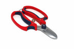 Spear & Jackson Comfort Garden Scissors by Cherry Tree Tools, red and navy, ergonomic soft touch handles