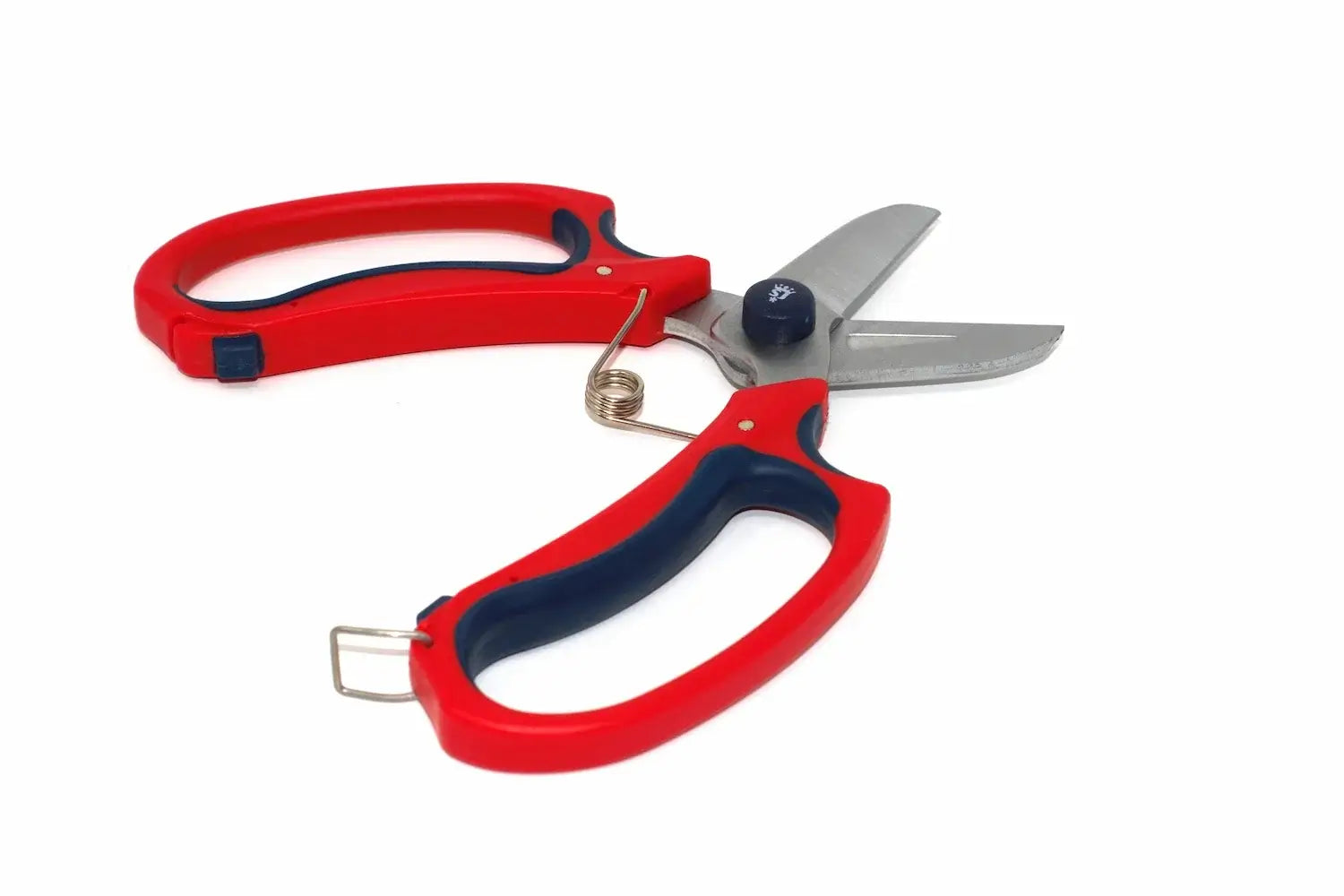 Spear & Jackson Comfort Garden Scissors by Cherry Tree Tools with red and navy soft touch handles