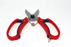 Spear & Jackson Comfort Garden Scissors by Cherry Tree Tools with red and navy soft touch handles