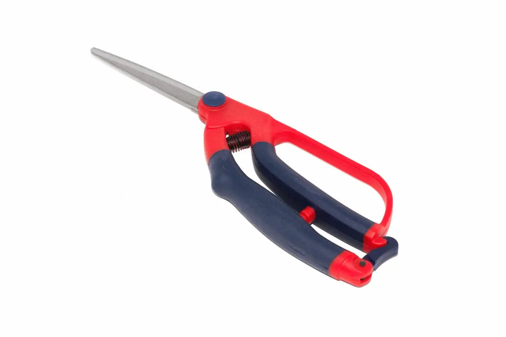 Spear & Jackson Garden Scissors by Cherry Tree Tools with red and navy ergonomic handles