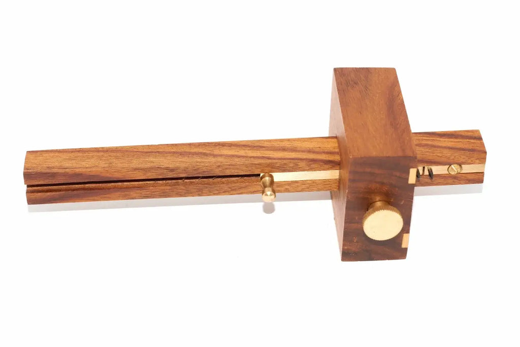 Spear & Jackson Mortice Gauge Hardwood and Brass by Cherry Tree Tools, hardwood with brass locking screw